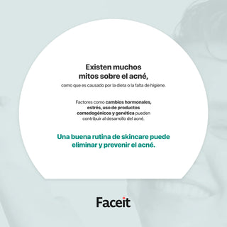 FACEIT - Dermolimpiador Facial - Piel con Tendencia Acnéica - Aceite del Árbol de Té. 180ml