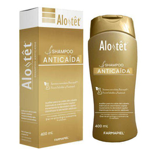 Alostet - Shampoo Anticaída Mujer - Aroma Floral - 400ml - Tienda Farmapiel