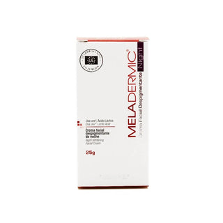 Meladermic Night - Crema Despigmentante - Uva Ursi + Ácido Láctico - 25g - Tienda Farmapiel