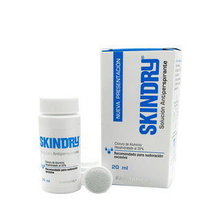 Skindry - Antiperspirante 72h - Cloruro de Aluminio 20% - 20ml - Tienda Farmapiel