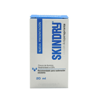 Skindry - Antiperspirante 72h - Cloruro de Aluminio 20% - 20ml - Tienda Farmapiel