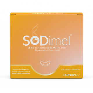 SODimel Sticks | Defensa Antioxidante y Protección Celular | Formato Soluble con Extracto de Melón y Sin Azúcar | 30 Unidades