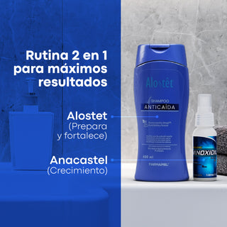 Pack Anticaída Minoxidil 5% Azul