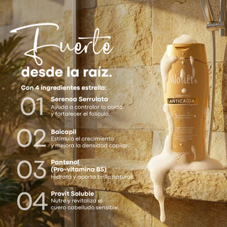 Alostêt Shampoo Anticaída - Aroma Floral - 400ml