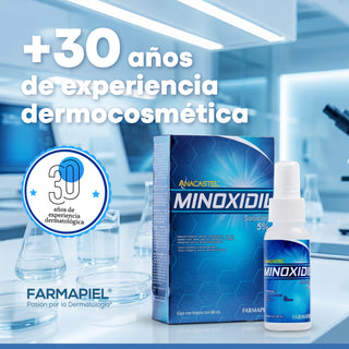 Anacastel Minoxidil 5% | 3 Meses de Tratamiento Anticaída para Cabello y Barba | Presentación Spray 60ml