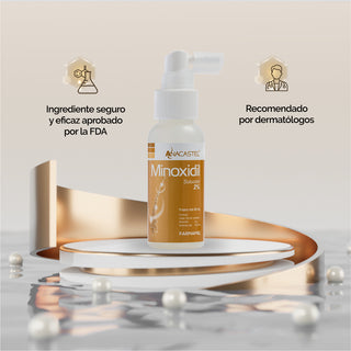 Anacastel Minoxidil 2% - Auxiliar en el Tratamiento Anticaída - 60ml