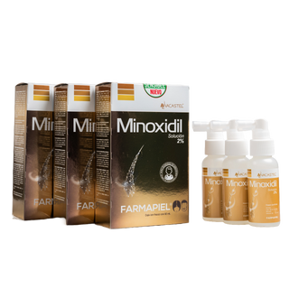 Anacastel Minoxidil 2% | Ideal para Pieles Sensibles | 3 Meses de Tratamiento Anticaída para Cabello y Barba | Presentación Spray 60ml