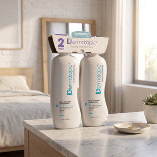 Dermatopic Crema Humectante Facial y Corporal 2 Pack  | Hidratación Intensa para Piel Seca y Sensible | 500g x2