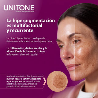 UNITONE Suero Despigmentante | 5% de Ácido Tranexámico | Unificación del Tono y Luminosidad para Todo Tipo de Piel | 50g