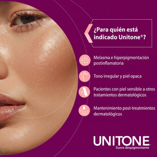 UNITONE Suero Despigmentante | 5% de Ácido Tranexámico | Unificación del Tono y Luminosidad para Todo Tipo de Piel | 50g