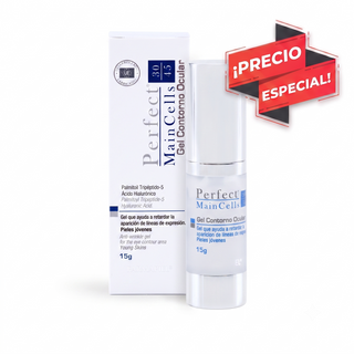 PMC Gel Contorno de Ojos 30-45 Años con Ácido Hialurónico | Antiarrugas y Antiojeras | 15g
