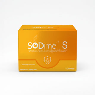 SODimel S Suplemento Alimenticio para Fotoprotección y Fotoenvejecimiento | SOD y Polypodium | 60 Cápsulas