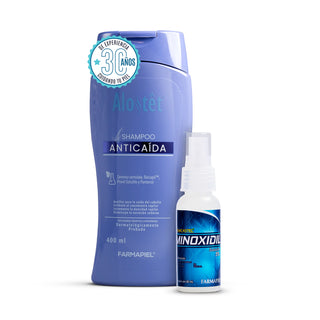 Pack Anticaída Minoxidil 5% Azul