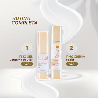 PMC Pack +45 Años | Crema Facial Antiedad 50g + Gel Contorno de Ojos 15g