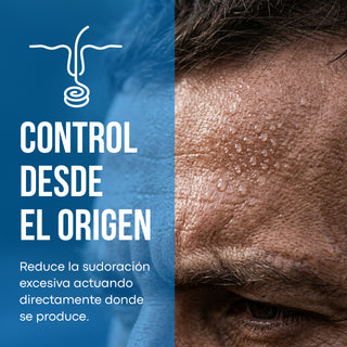 SKINDRY Antitranspirante | Control de Hiperhidrosis | 72h de Protección para Axilas, Manos, Pies, Frente y Cuero Cabelludo | 35 ml
