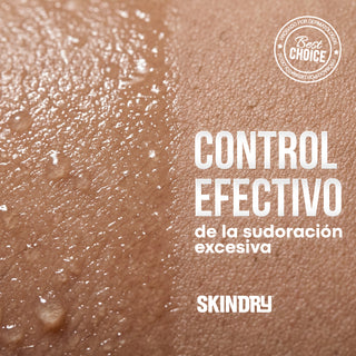SKINDRY Antitranspirante Sensitive | Pieles Sensibles | Control de Hiperhidrosis | 48h de Protección para Axilas, Manos, Pies, Frente y Cuero Cabelludo | 20 ml