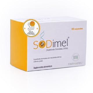 SODimel Suplemento Antioxidante | Reduce Estrés Oxidativo, Mejora Piel y Energía | 60 Cápsulas