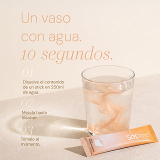 SODimel Sticks | Defensa Antioxidante y Protección Celular | Formato Soluble con Extracto de Melón y Sin Azúcar | 30 Unidades