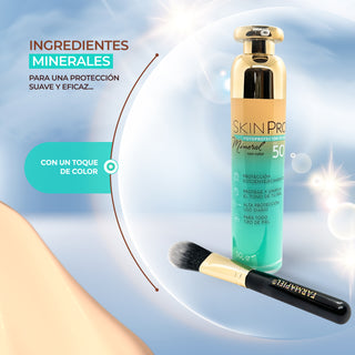 Skinpro Mineral FPS 50+ - Fotoprotección con Color - 50g