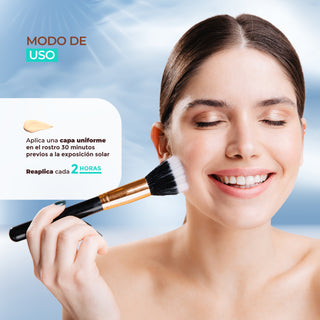 Skinpro Mineral FPS 50+ - Fotoprotección con Color - 50g