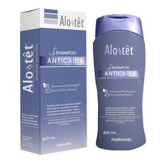Alostet - Shampoo Anticaída Hombre - Aroma Clásico - 400ml - Tienda Farmapiel