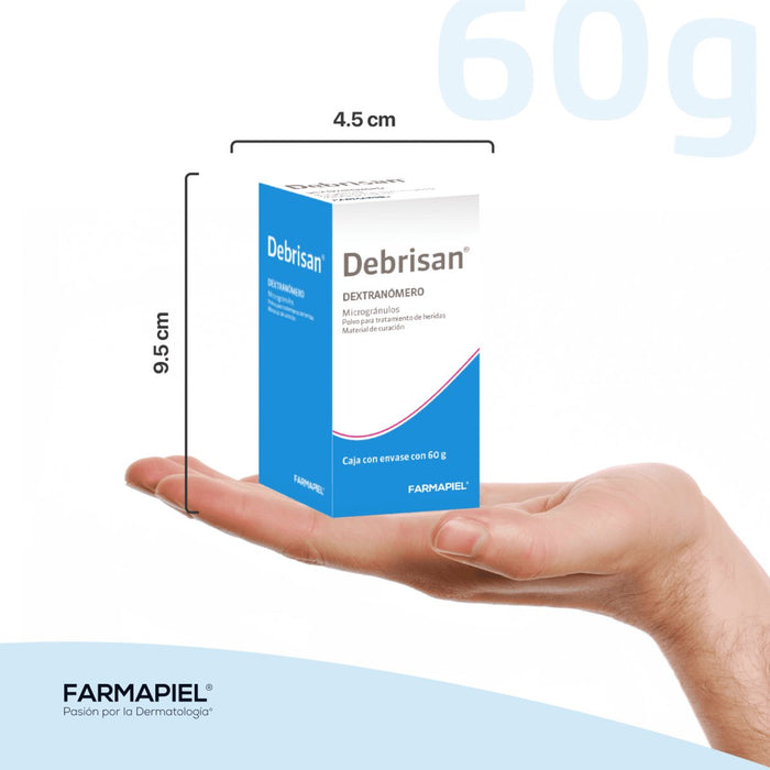 Debrisan® - Auxiliar en el Cuidado de Heridas - 60 g – Tienda Farmapiel