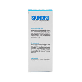 Skindry - Antiperspirante 72h - Cloruro de Aluminio 20% - 35ml - Tienda Farmapiel