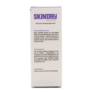 Skindry Sensitive - Antiperspirante - Cloruro de Aluminio 6.25% - 35ml - Tienda Farmapiel