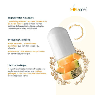 Sodimel - Antioxidante en Cápsulas - Superóxido Dismutasa - 30 Unidades - Tienda Farmapiel